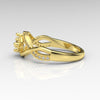 varitsa-jewellers - 0.27ct Certified Diamond Infinity Gold Engagement Ring - 06GG52